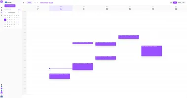 Kurrier Calendar web UI in light mode