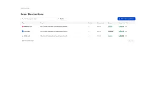 Outpost dashboard homepage showing tenant portal