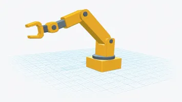 SketchForge 3D workplane with a sample model