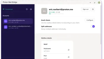 Proton Bridge support page overview