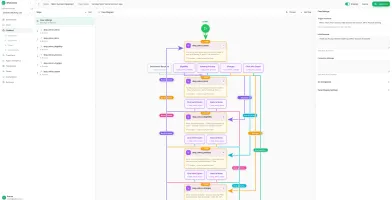 Conversation flow builder light mode