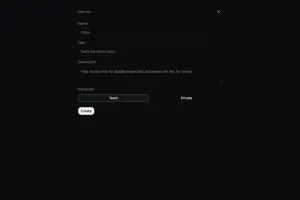 Creating a new bot in the Rakazo web UI