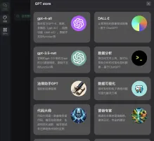 GPTs store interface